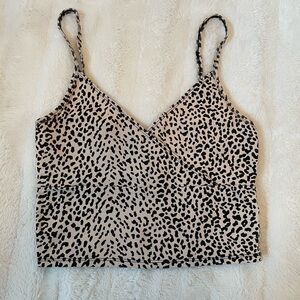 shein tank top - cheetah print